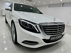 Mercedes Benz S400L R19 LED 2015 Rear Entertainment White